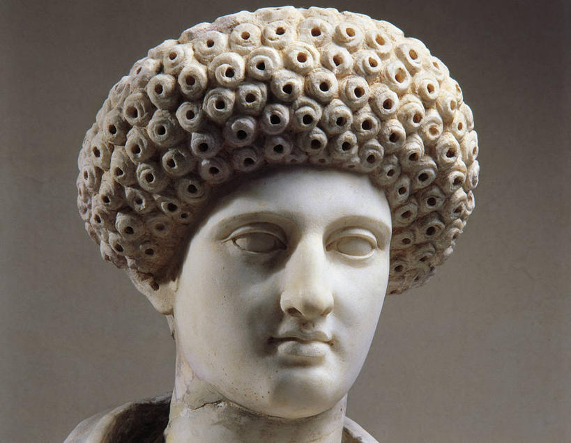 头,无人,横图,室内,雕像,大理石,古代,人体,摄影,古代文明,美术工艺,头部,发型,彩图,过去