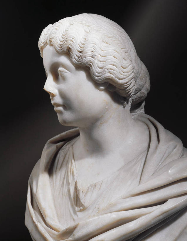 无人,竖图,雕塑,黑色背景,长袍,雕像,大理石,首都,古代,摄影,意大利文化,古代文明,美术工艺,彩图,影棚拍摄,过去