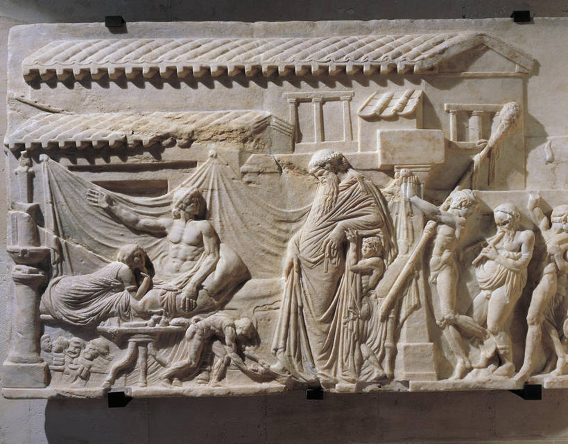 无人,横图,室内,建筑,神话,会议,标志,符号,大理石,标识,古代,摄影,诗人,性别符号,古代文明,酒神狄俄尼索斯,美术工艺,彩图,神,浅浮雕,男性符号,过去