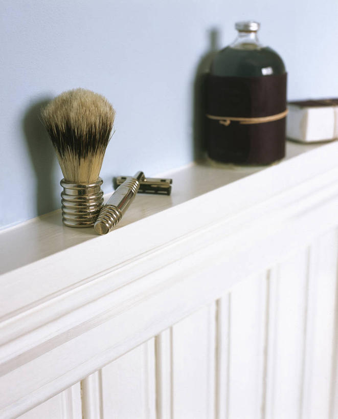 无人,竖图,室内,白天,浴室,英格兰,架子,容器,箱子,工具箱,摄影,储藏,风格,储存,剃胡子,彩图,贮存