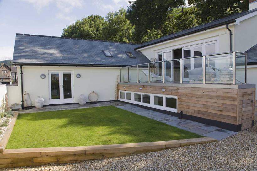 无人,横图,室外,白天,草坪,房屋,庭院,现代,英格兰,摄影,住房,房地产,彩图