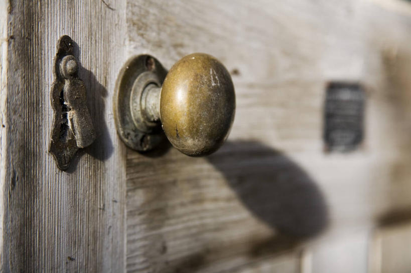 无人,横图,室外,特写,门,堆积,金属,材料,图像,锁,把手,门把手,摄影,风化,锁眼,构图,风蚀,石化,风蚀地貌,岩石层,岩石,彩图,时空,对焦