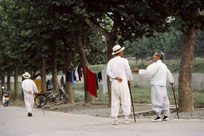 东方人,三个人,伙伴,朋友,站,走,说,横图,室外,白天,民族服装,讨论,友谊,草地,草坪,树林,植物,道路,路,帽子,韩国,亚洲,两顶,一副,行人,吊挂,握,悬挂,阴影,光线,草帽,工具,眼镜,影子,小路,交通,挂,注视,黄种人,路人,草,树,树木,背面,绿色,阳光,自然,晾衣绳,绳子,观察,看,站着,器械,握着,生长,成长,拐杖,观看,老花镜,手杖,察看,关注,医疗器械,东亚,辅助设备,大韩民国,忠清南道,远视眼镜,过客,交流,友情,老年男性,男人,男性,亚洲人,步行,沟通,讲话,交谈,散步,商讨,说话,谈话,站立,走路,彩图,全身,传统服装,民俗服,道