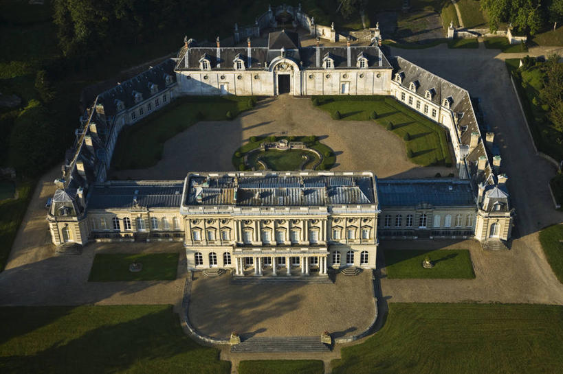 无人,家,横图,俯视,航拍,室外,白天,旅游,度假,草地,草坪,名胜古迹,植物,标志建筑,地标,建筑,法国,欧洲,阴影,遗迹,光线,影子,堡垒,城堡,房屋,屋子,古迹,文物,娱乐,建设,古建筑,楼房,住宅,草,树,树木,绿色,阳光,自然,享受,休闲,旅游胜地,放松,生长,成长,西欧,要塞,鸟瞰,法兰西,古文明,法兰西共和国,法兰西第五共和国,设防,上诺曼底,上诺曼底大区,彩图,高角度拍摄,房子,厄尔省