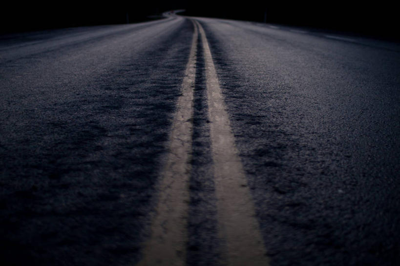 无人,横图,室外,消失点,旅途,黄昏,摄影,沥青,彩图,旅行