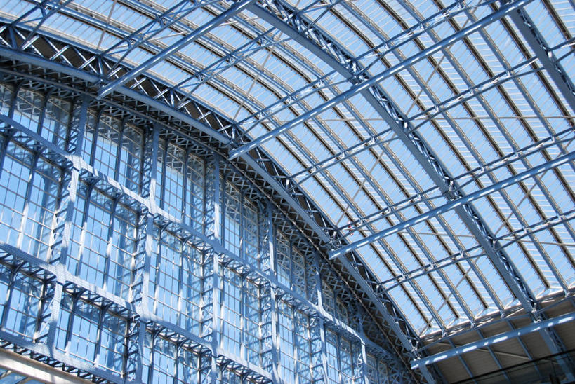 无人,横图,室内,白天,仰视,建筑,车站,站台,首都,现代,月台,摄影,部分,彩图,低角度拍摄