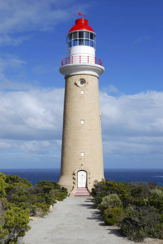 无人,竖图,室外,白天,海洋,道路,建筑,澳大利亚,信息,水平线,小路,灯塔,交通,方向,摄影,引导,指导,指引,灌木,迷人,航标,袋鼠岛,彩图,导航