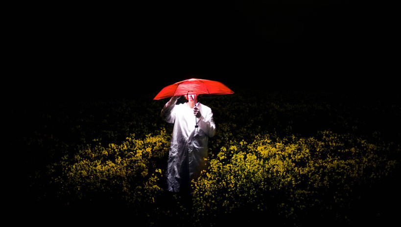 成年人,一个人,站,横图,室外,夜晚,寂寞,农作物,德国,仅一个年轻女性,仅一个女性,仅一个人,艺术,伞,田地,拿着,红色,油菜花,遮,遮掩,摄影,照亮,掩盖,遮挡,文学,迷路,梦想,遮盖,掩饰,勃兰登堡州,年轻女性,女人,女性,年轻人,彩图,精神疾病,超现实主义,流派,艺术流派