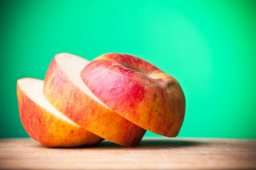 点心,面包,无人,横图,苹果,水果,切开,准备,绿色背景,分离,食品,面点,案板,吐司,食物,糕点,切,摄影,法式面包,剖面,吐司面包,切面,健康食物,彩图,影棚拍摄,多士,听型面包,晕影