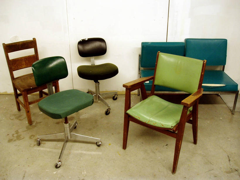 无人,横图,室内,白天,加拿大,废弃,古典,摄影,报废,办公椅,废物,丢弃,等候室,放弃,抛弃,安大略省,摈弃,彩图,屏弃,美术工作室,摈斥,摒除