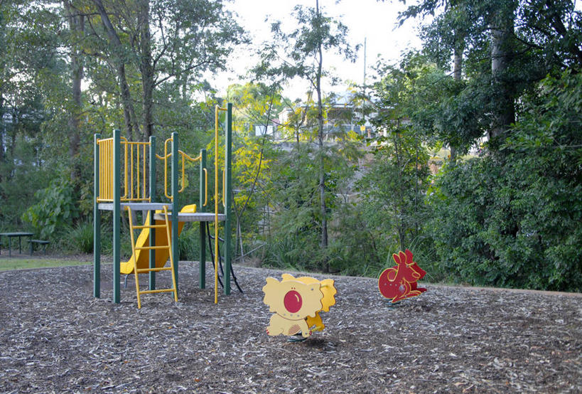 无人,横图,室外,白天,游乐场,袋鼠,澳大利亚,摇椅,树,滑梯,摄影,树袋熊,昆士兰州,布里斯班,彩图