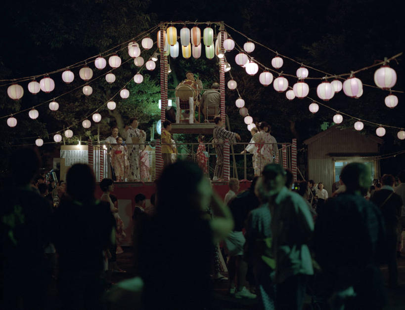 横图,室外,夜晚,夜生活,城市,日本,庆祝,装饰,摄影,照亮,彩图,传统节日