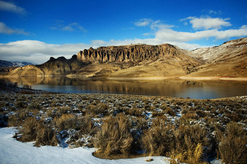 无人,横图,室外,白天,美景,美国,反射,沙子,地形,景观,水库,草,风景,自然,景色,摄影,宁静,自然风光,科罗拉多州,岩石,彩图