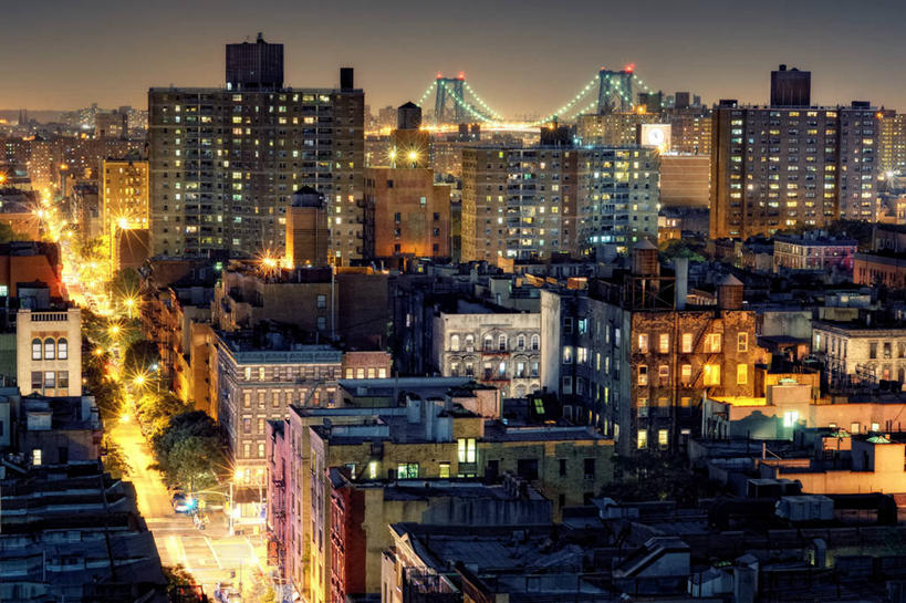 无人,横图,俯视,室外,夜晚,长时间曝光,度假,美景,城市风光,城市,建筑,纽约,美国,景观,公寓,桥,曼哈顿,娱乐,享受,休闲,景色,放松,摄影,照亮,北美,北美洲,美洲,纽约市,纽约州,帝国之州,帝国州,北亚美利加洲,亚美利加洲,威廉斯堡,布鲁克林,布鲁克林区,彩图,高角度拍摄,威廉斯堡大桥,曼哈顿下城,东村,美利坚合众国,曼哈顿区,纽约县,曼哈顿岛,居住区
