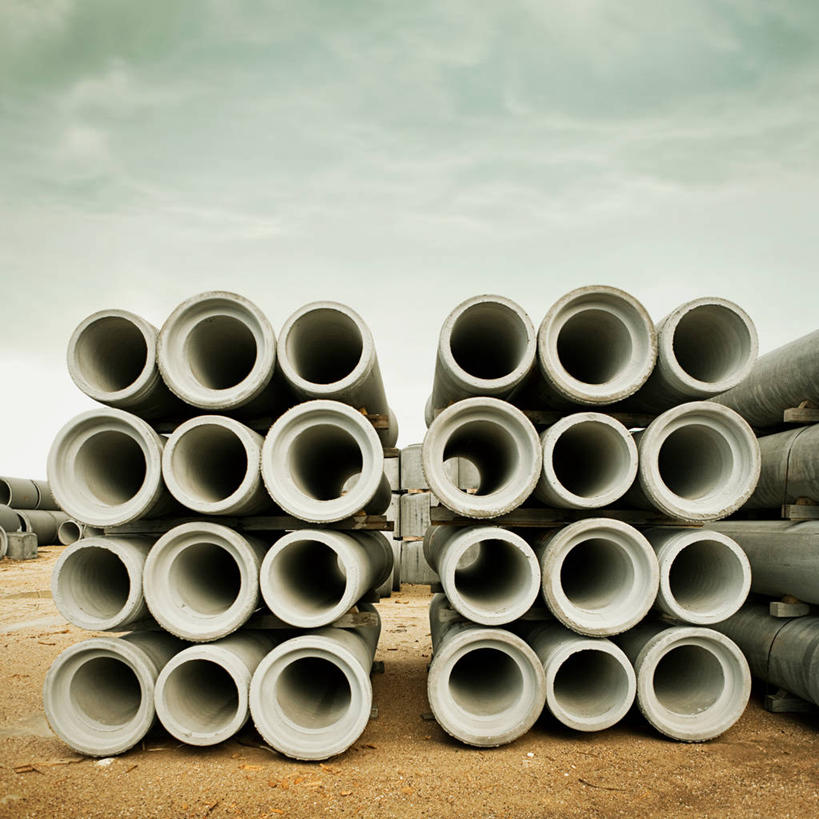 无人,方图,室外,白天,建筑业,西班牙,许多,堆叠,丰富,混凝土,很多,水管,建筑工地,工业,摄影,彩图