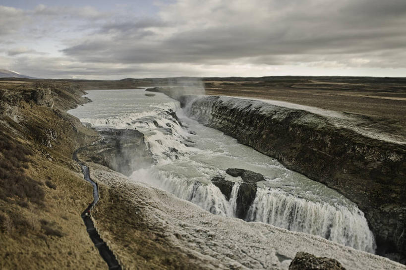 无人,横图,室外,白天,瀑布,裂缝,地平线,云,辽阔,地面,自然,广阔,摄影,一望无际,延伸,天地相交,无边无际,一马平川,彩图