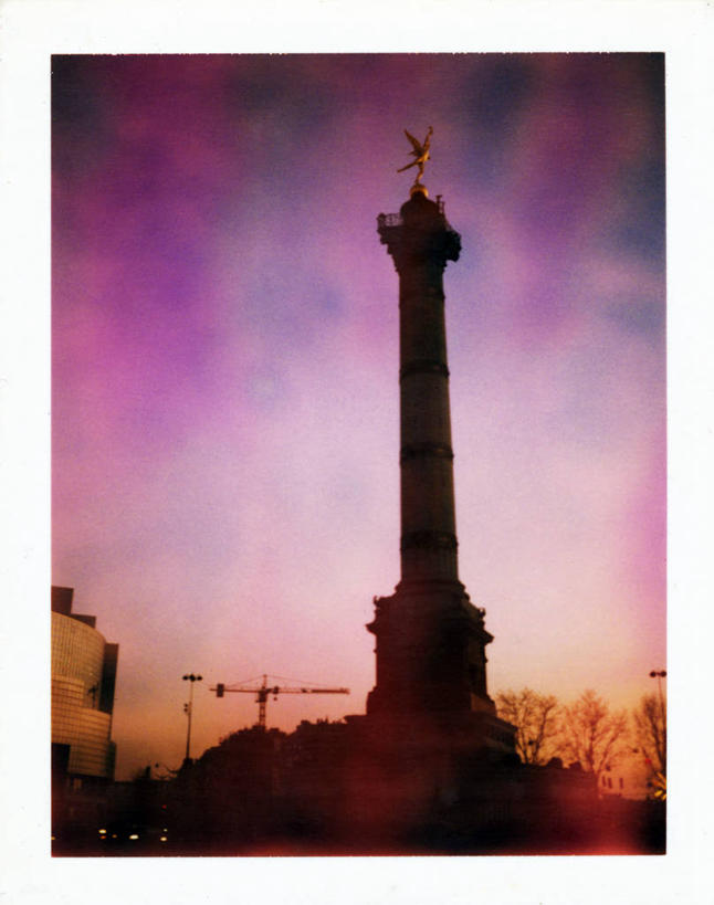 无人,竖图,室外,日落,法国,巴黎,柱子,首都,粉色,紫色,摄影,剪影,巴士底狱,彩图