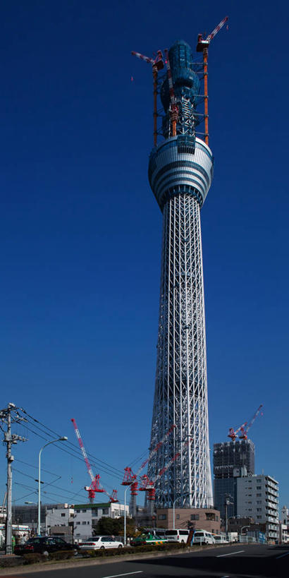 无人,竖图,全景,室外,白天,建筑业,城市,摩天大楼,东京,日本,首都,现代,摄影,万里无云,彩图