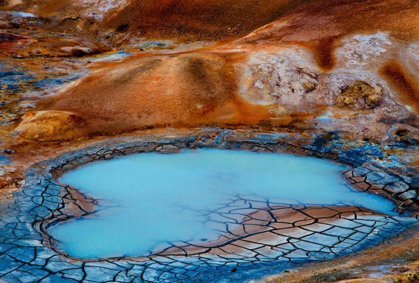 无人,横图,俯视,室外,白天,温泉,蒸汽,火山口,热,自然,摄影,米湖,自然地理,彩图,高角度拍摄