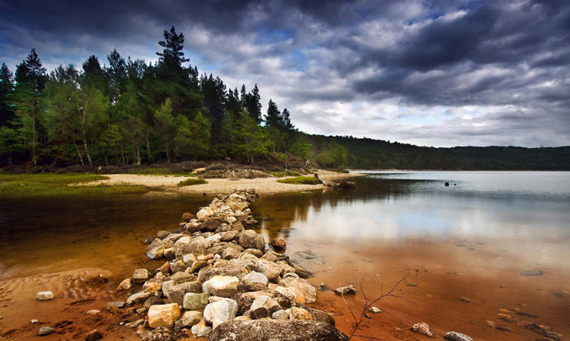 无人,横图,室外,白天,湖,美景,水,英国,反射,景观,天气,树,风景,天空,自然,景色,摄影,宁静,自然风光,因弗内斯,彩图