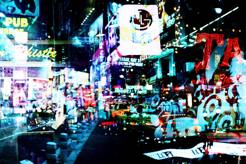 无人,横图,高对比度,室外,夜晚,商务,城市,建筑,霓虹灯,指示牌,纽约,美国,标志,文字,标识,摄影,照亮,纽约州,曼哈顿时代广场,彩图