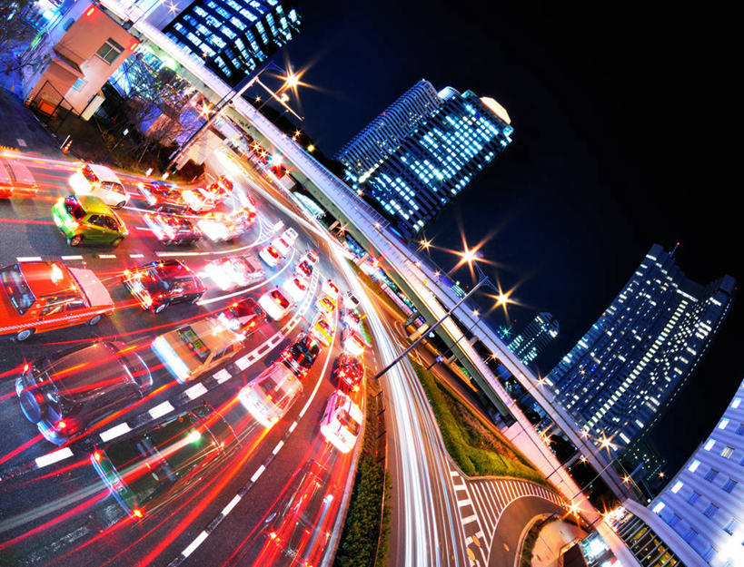 无人,横图,室外,夜晚,长时间曝光,城市,建筑,路灯,东京,日本,亚洲,日本文化,桥,分界线,首都,联系,天空,运输,摄影,宁静,照亮,东亚,本州,关东地方,本州岛,日本国,东京都,赤坂,彩图