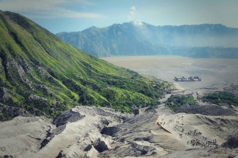 无人,横图,室外,白天,美景,山脉,印度尼西亚,地形,景观,云,风景,自然,景色,摄影,宁静,自然风光,婆罗摩火山,东爪哇,彩图