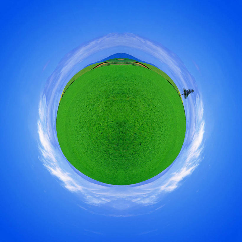 无人,方图,特写,鱼眼镜头,海洋,西班牙,太空,数码合成,树,绿色,自然,行星,摄影,环境,加泰隆尼亚,环境保护,赫罗纳省,式样,想法,彩图