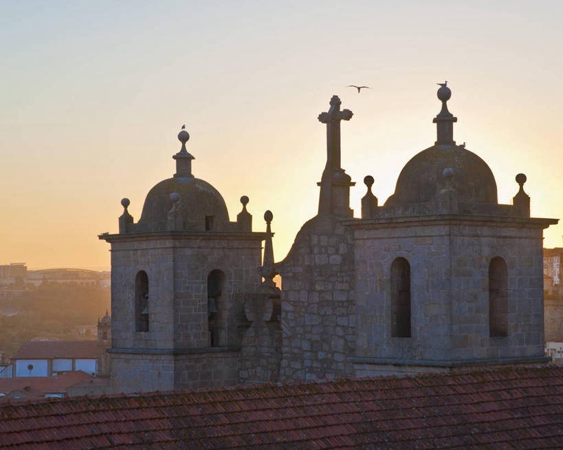 无人,教堂,横图,室外,日落,建筑,葡萄牙,十字架,天空,摄影,宗教,基督教,灵性,彩图