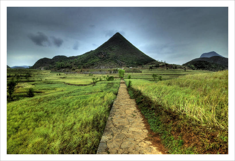 无人,横图,室外,白天,农业,农作物,美景,山,地形,景观,田地,云,天空,自然,景色,摄影,生长,自然风光,贵州省,彩图