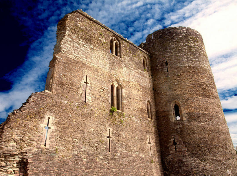 无人,横图,室外,白天,仰视,建筑,爱尔兰,城堡,云,历史,天空,摄影,韦克斯福德郡,彩图,低角度拍摄,爱尔兰文化