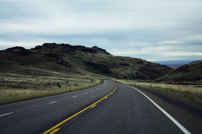 无人,横图,室外,白天,山,美国,云,分界线,方向,草,天空,自然,运输,摄影,彩图