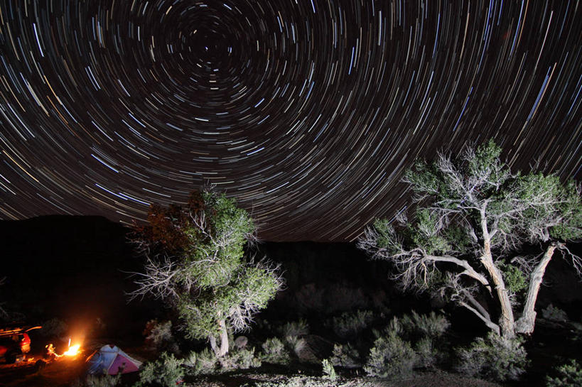 无人,横图,室外,夜晚,长时间曝光,度假,美国,树,自然,摄影,北美,北美洲,犹他州,美洲,露营,圆顶礁国家公园,天文学,北亚美利加洲,亚美利加洲,犹他,蜂窝之州,蜂房州,国会礁脉国家公园,国会礁国家公园,冒险,彩图,美利坚合众国,营火