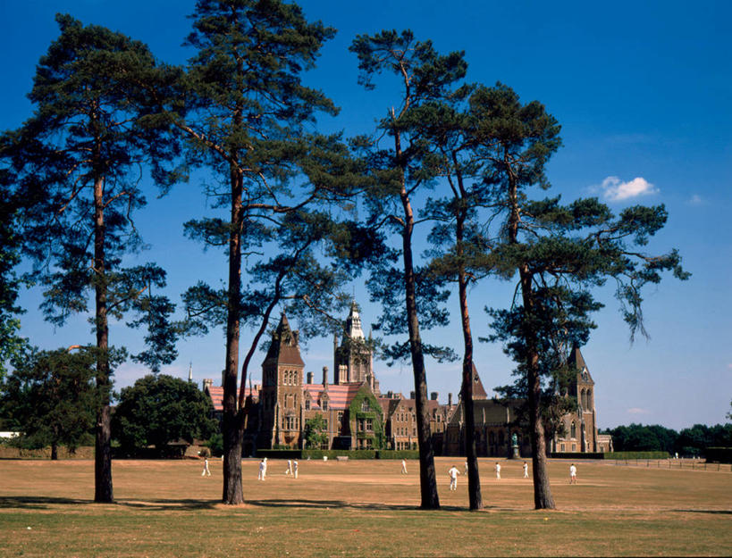 横图,室外,白天,运动,建筑,英国,朦胧,模糊,云,许多人,教育,树,天空,一群人,摄影,享乐,练习,萨里市,休闲活动,彩图