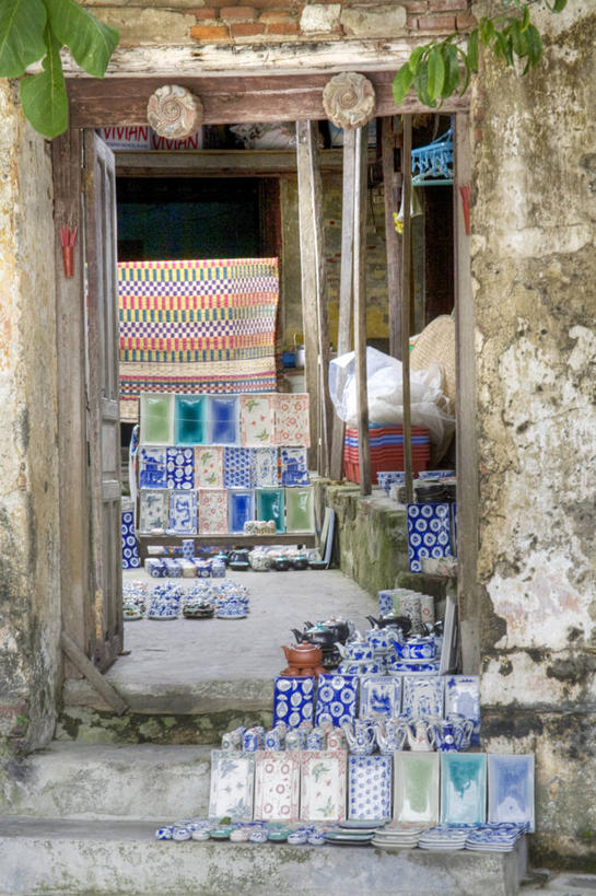 无人,商店,竖图,室外,白天,越南,乡村,陶瓷制品,货摊,纪念品,陶器,零售,摄影,会安,美术工艺,彩图,传统文化,联合国教科文组织