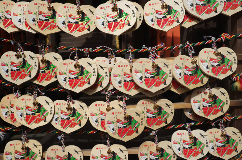 无人,横图,室外,重复,日本,许多,丰富,木制,很多,许愿,摄影,京都府,多样,创造力,美术工艺,心型,彩图,爱