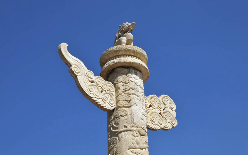 无人,故宫,横图,室外,白天,仰视,北京,雕像,首都,摄影,中国文化,万里无云,想法,美术工艺,彩图,低角度拍摄