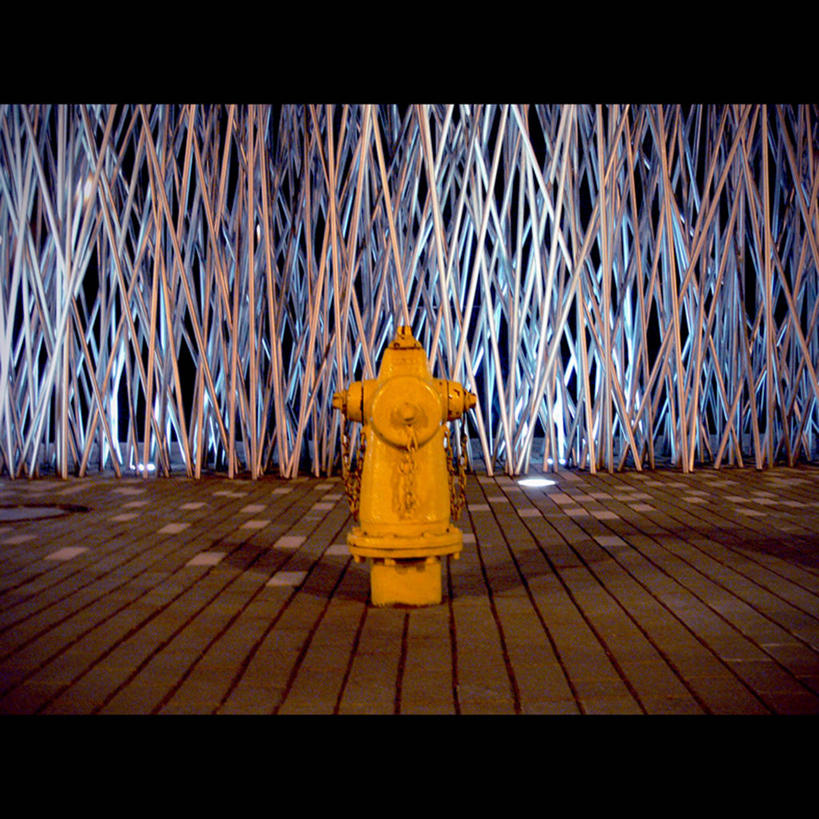 无人,方图,室外,夜晚,街道,消防栓,哥伦比亚,黄色,摄影,便利,麦德林,彩图