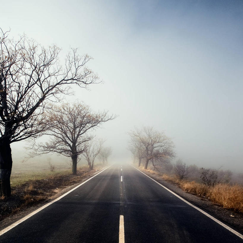 无人,方图,室外,白天,消失点,美景,雾,路,西班牙,路标,景观,冬天,格拉纳达,天空,自然,景色,寒冷,运输,摄影,宁静,自然风光,格拉纳达省,彩图