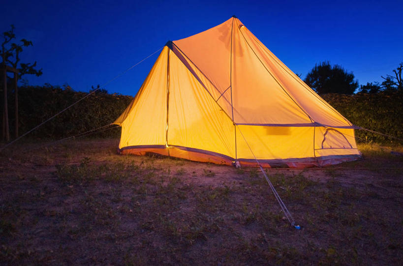 无人,横图,室外,夜晚,度假,法国,帐篷,古典,帆布,自然,摄影,宁静,照亮,露营,剪影,万里无云,彩图