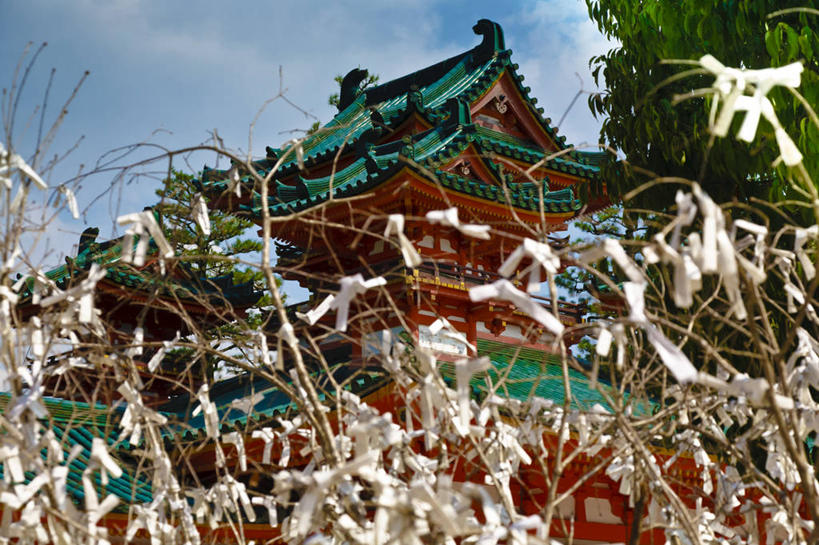 无人,宫殿,横图,室外,白天,建筑,日本,云,天空,摄影,宗教,京都府,灵性,幸运符,彩图