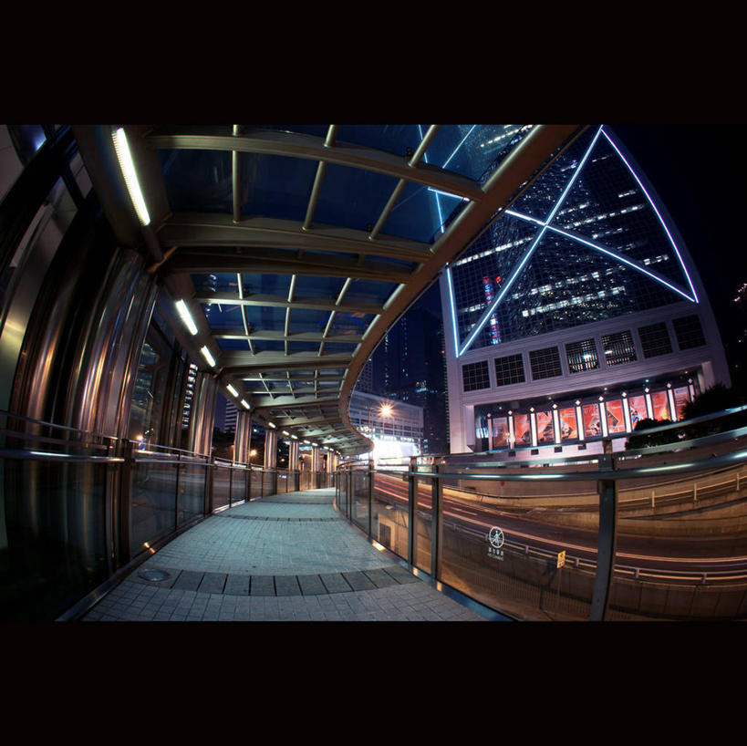 无人,横图,室外,夜晚,商务,建筑,香港,现代,摄影,宁静,照亮,彩图,居住区