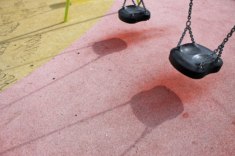 无人,横图,室外,白天,游乐场,英国,首都,荡秋千,童年,摄影,彩图