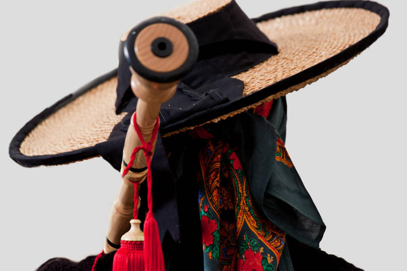 一个人,横图,室外,白天,帽子,西班牙,音乐,摄影,苏格兰风笛,彩图,传统文化,民间音乐