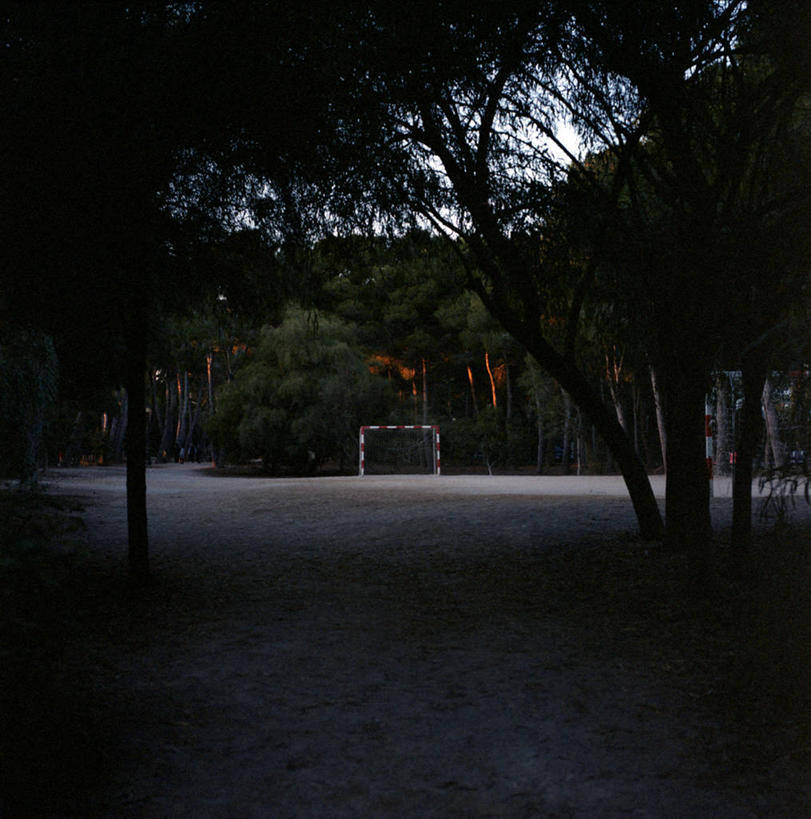 无人,竖图,室外,运动,日落,西班牙,进球,树,自然,摄影,彩图,锡切斯,巴塞罗那省