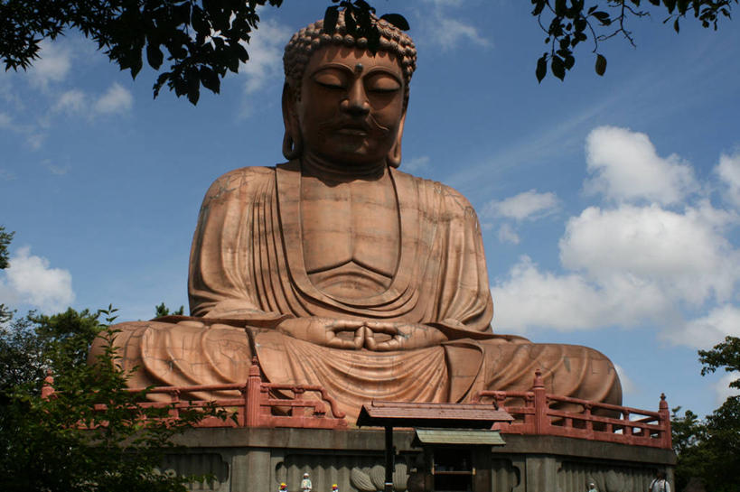 无人,横图,室外,白天,爱知县,日本,日本文化,标志,雕像,符号,云,枝,标识,佛,天空,摄影,宗教,佛教,性别符号,灵性,彩图,男性符号