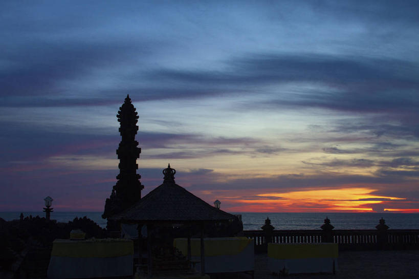 无人,横图,室外,海洋,建筑,印度尼西亚,云,风景,天空,黄昏,摄影,宗教,剪影,海神庙,彩图,传统文化,巴厘