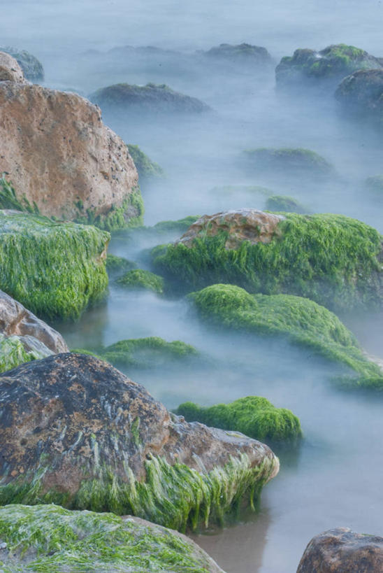 无人,竖图,室外,白天,雾,西班牙,流水,天气,自然,摄影,生长,塔拉戈纳省,岩石,彩图