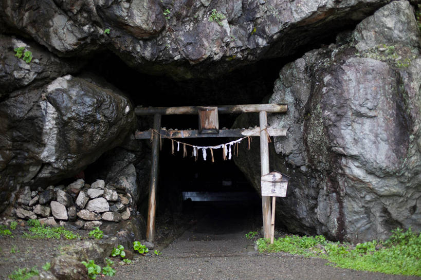 无人,横图,室外,白天,日本,日本文化,木制,草,地标建筑,摄影,洞穴,岩层,四国,岩石,彩图