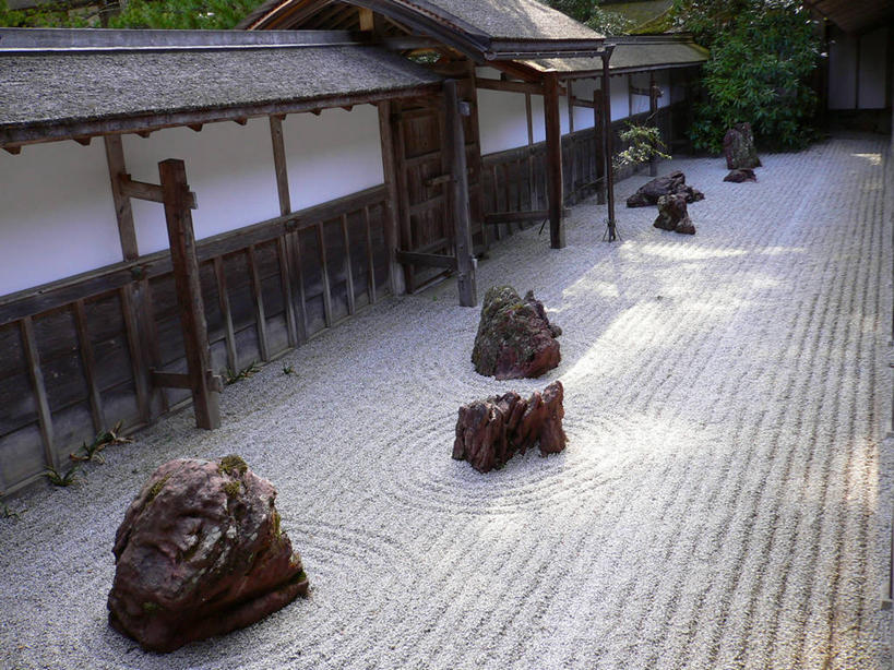 无人,栏杆,横图,室外,白天,建筑,日本,日本文化,木制,圆形,屋顶,历史,摄影,宗教,佛教,式样,岩石,彩图,高野山